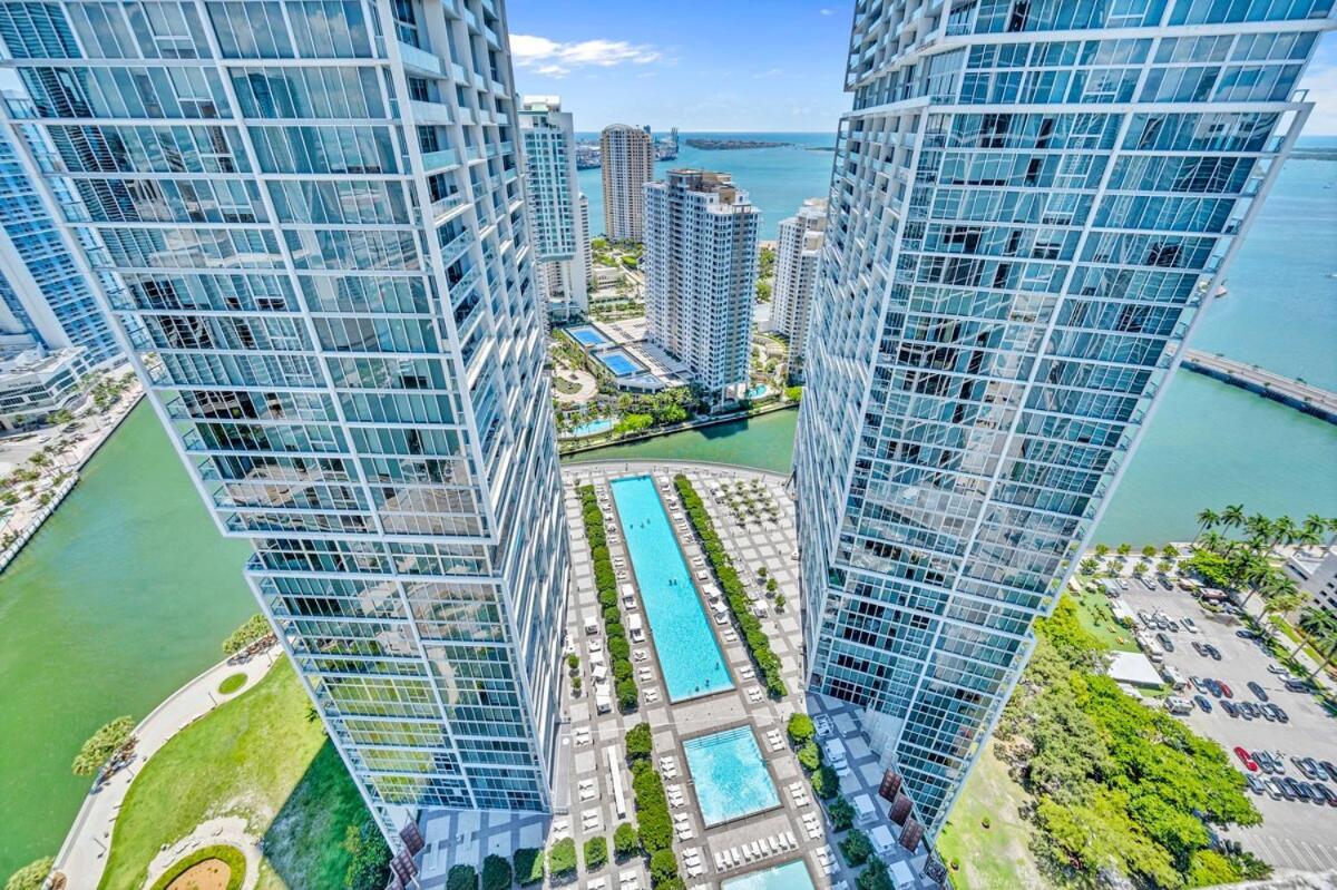 Stunning 40th Floor High Ceiling Icon Brickell With Access Apartamento Miami