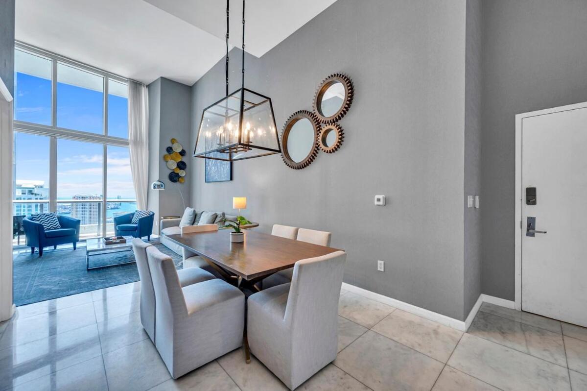 Apartamento Stunning 40th Floor High Ceiling Icon Brickell With Access Miami