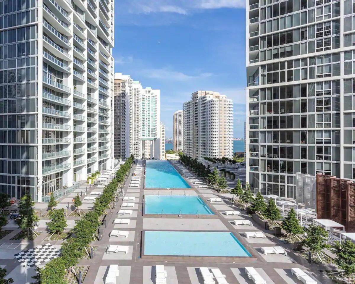 Apartamento Stunning 40th Floor High Ceiling Icon Brickell With Access